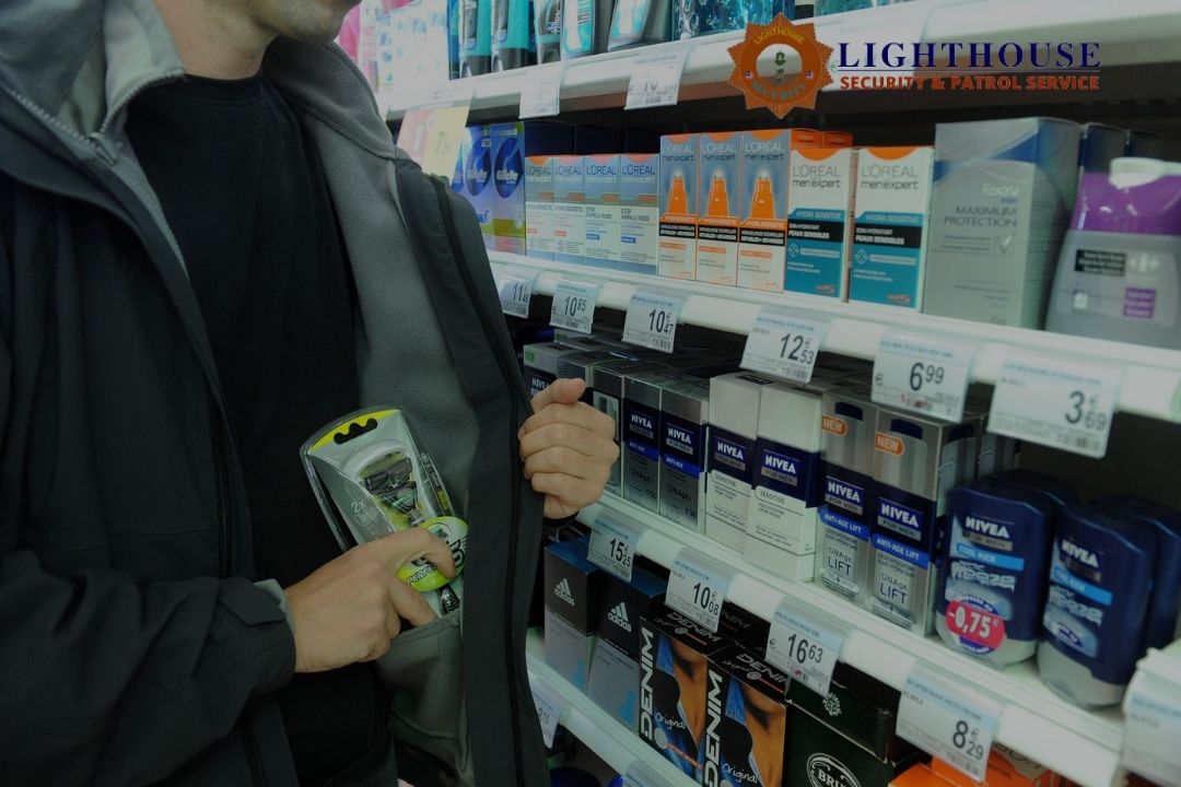 Illustration of Store Security To Prevent Identity Theft
