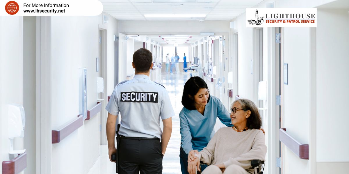 Healthcare security services in Phoenix, Arizona, protecting hospitals and healthcare facilities with trained security guards from Lighthouse Security and Patrol Service.